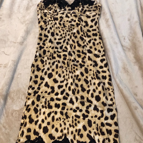 Leopard Spaghetti strap cami dress - Picture 2 of 5